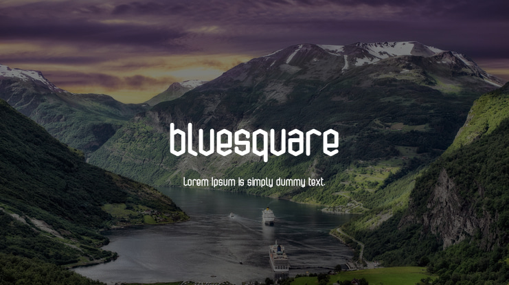 bluesquare Font Family