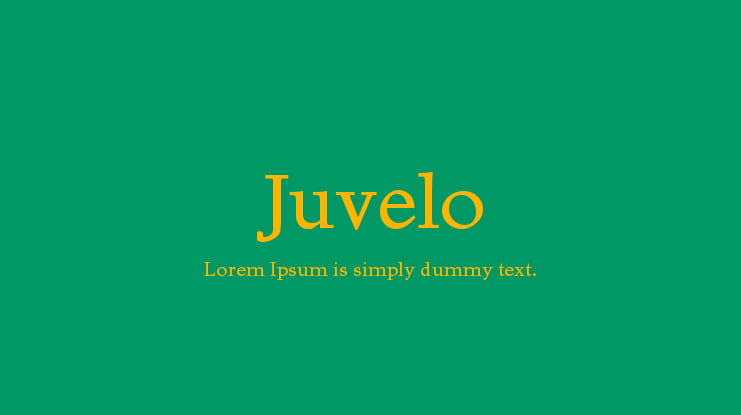Juvelo Font
