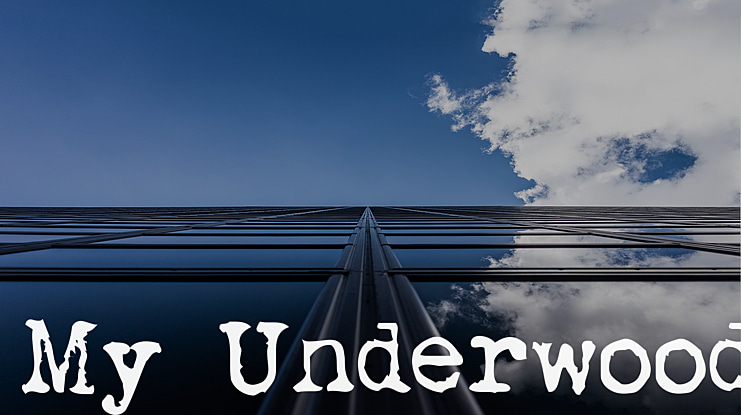 My Underwood Font