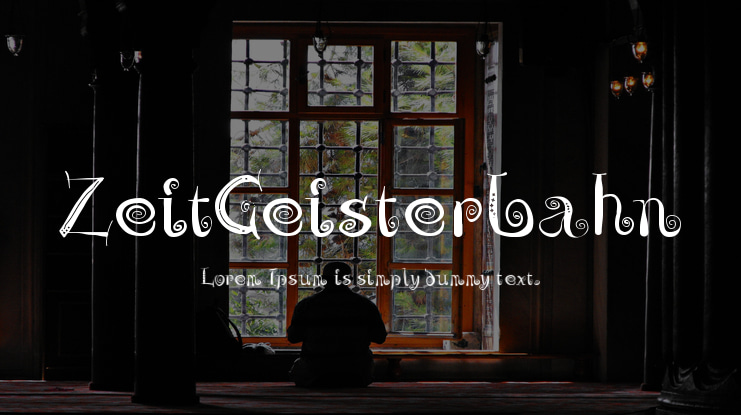 ZeitGeisterbahn Font