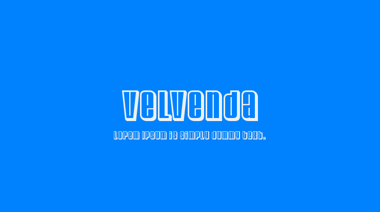 Velvenda Font Family