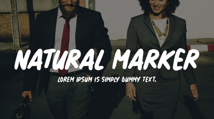 Natural Marker Font Family