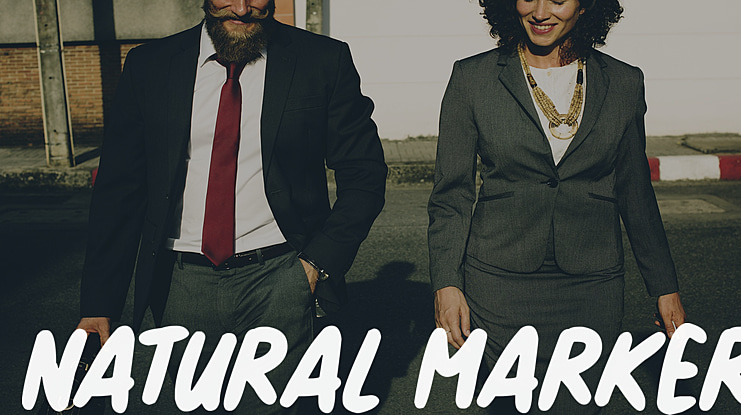 Natural Marker Font Family