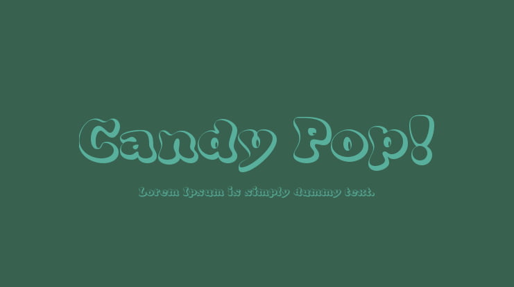 Candy Pop! Font