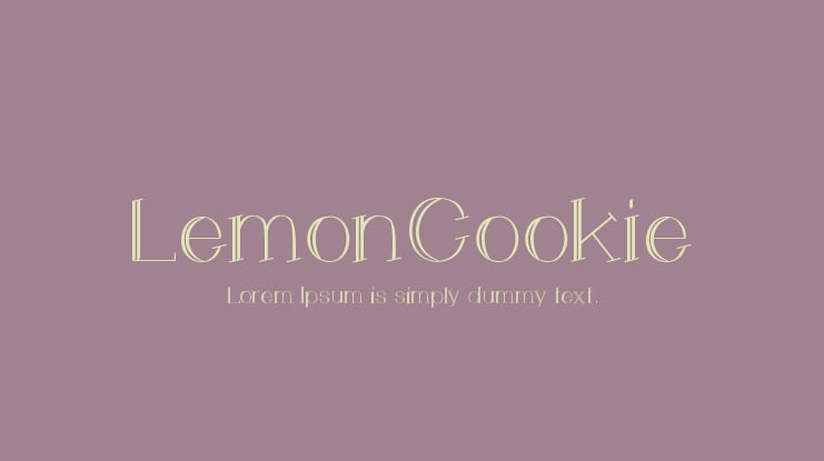 LemonCookie Font Family