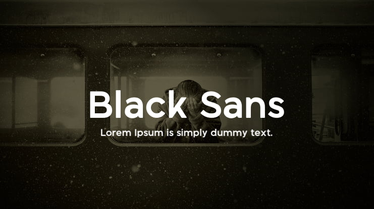 Black Sans Font Family