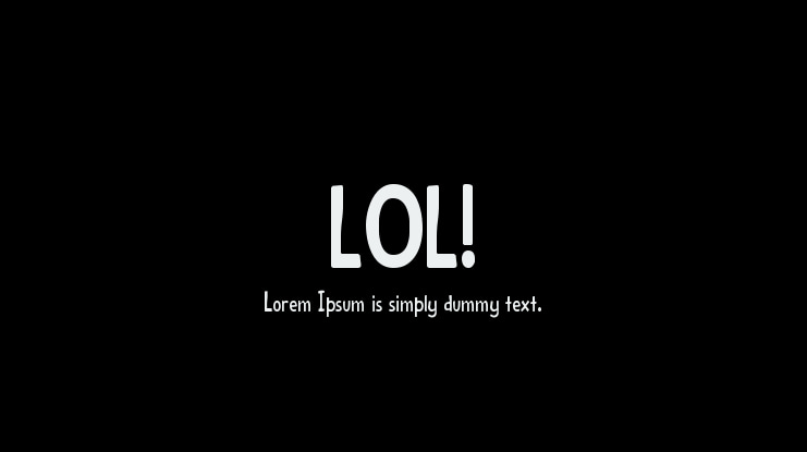 LOL! Font
