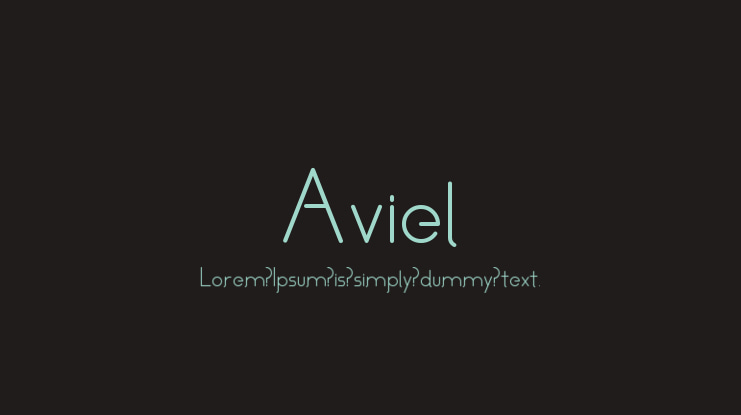 Aviel Font Family