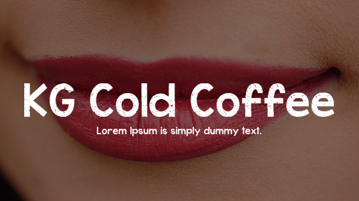KG Cold Coffee Font