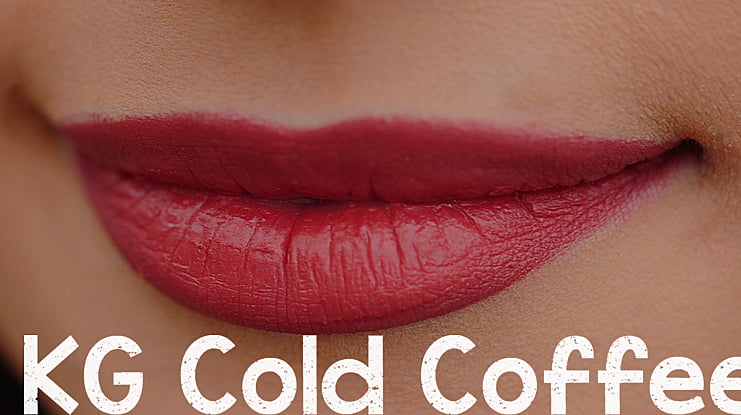 KG Cold Coffee Font