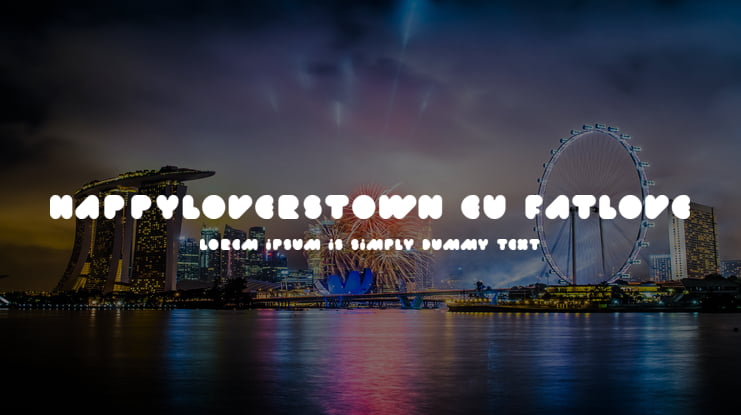 Happyloverstown.eu Fatlove Font