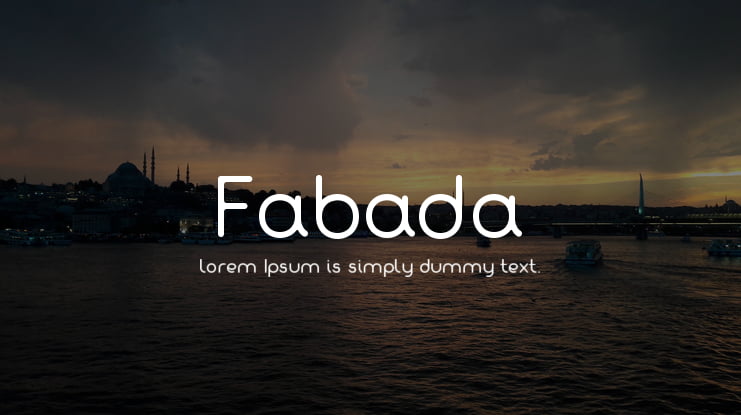 Fabada Font