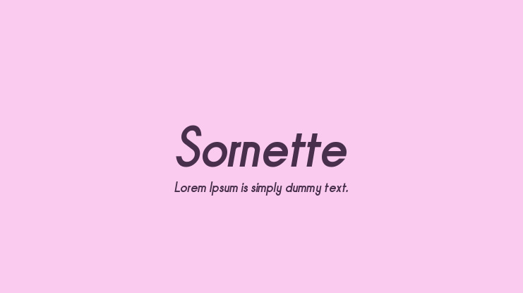 Sornette Font Family