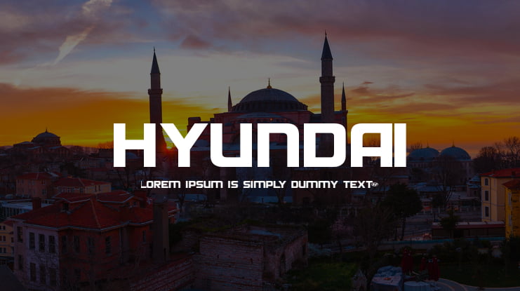 Hyundai Font