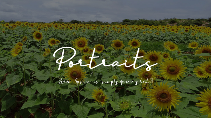 Portraits Font