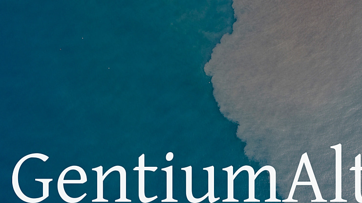 GentiumAlt Font Family
