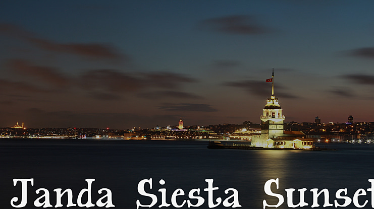Janda Siesta Sunset Font