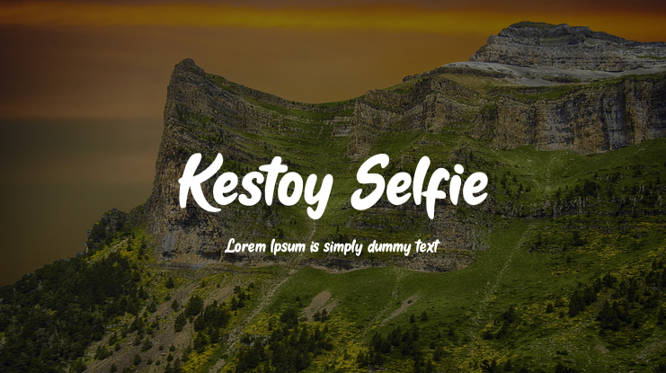 Kestoy Selfie Font