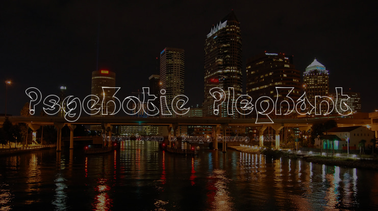 Psychotic Elephant Font Family