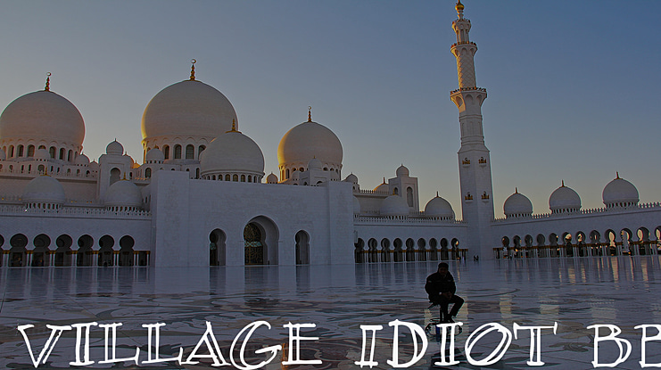 Village Idiot BB Font