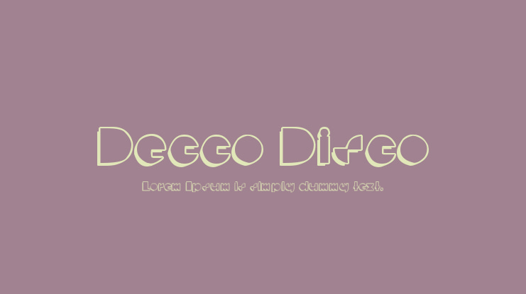 Decco Disco Font Family