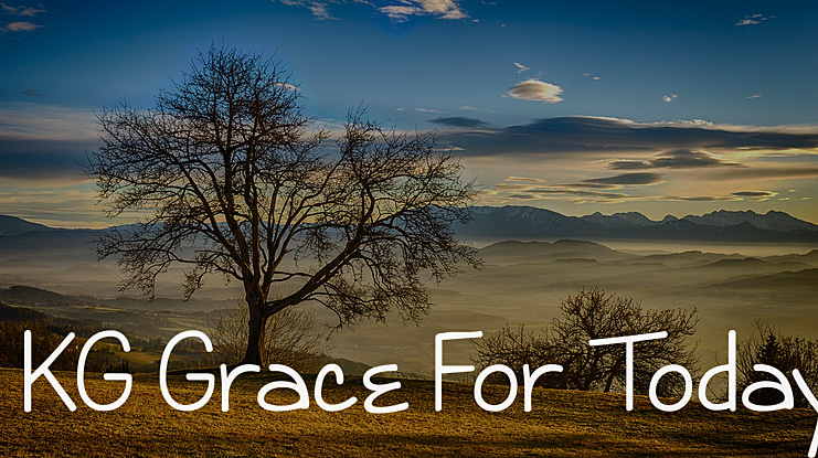 KG Grace For Today Font