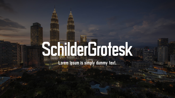 SchilderGrotesk Font