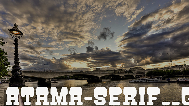 Atama Serif G Font