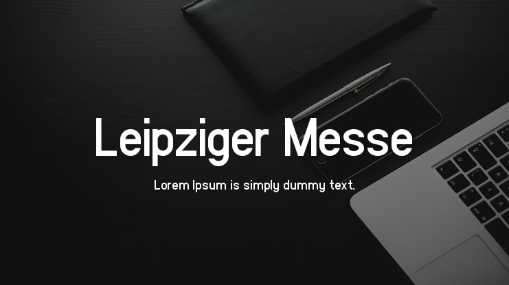 Leipziger Messe Font