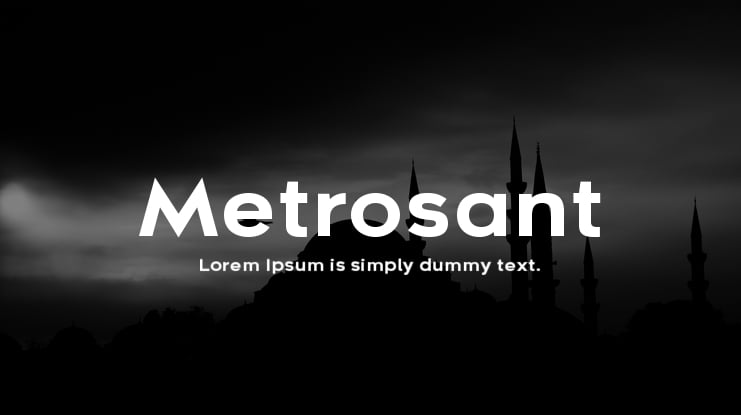 Metrosant Font