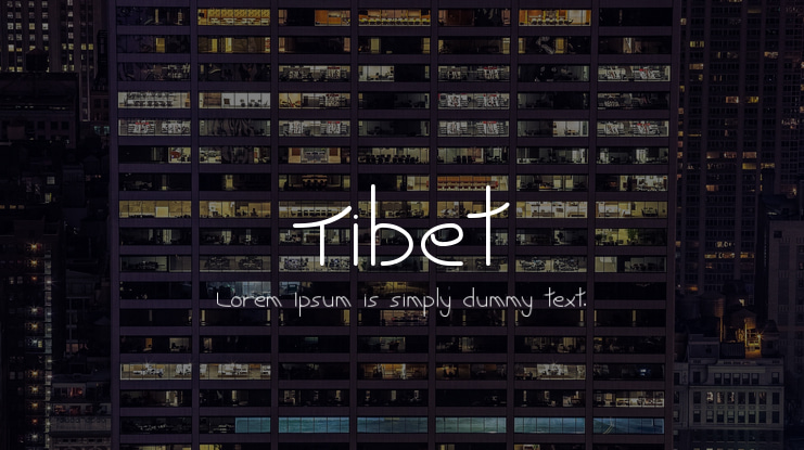 Tibet Font