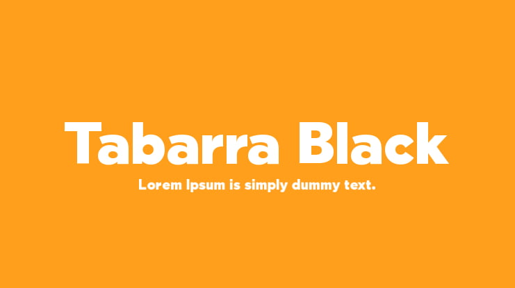 Tabarra Black Font Family