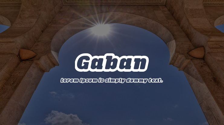 Gaban Font Family