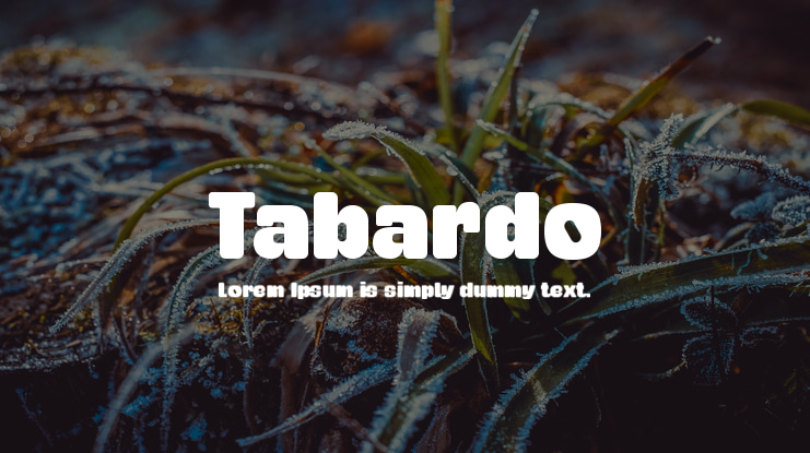 Tabardo Font