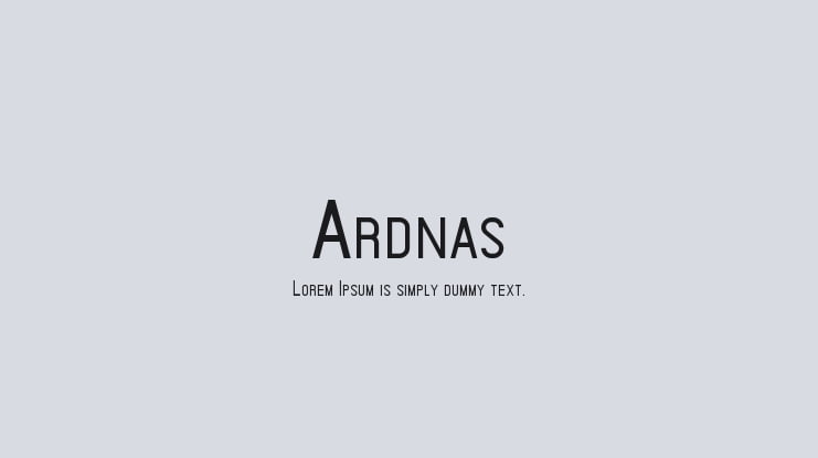 Ardnas Font