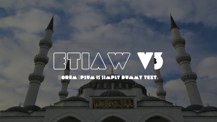 ETIAW v3 Font