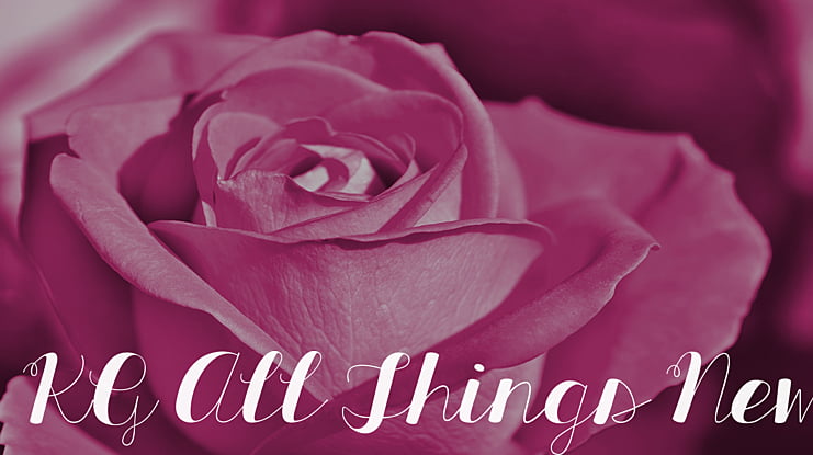 KG All Things New Font