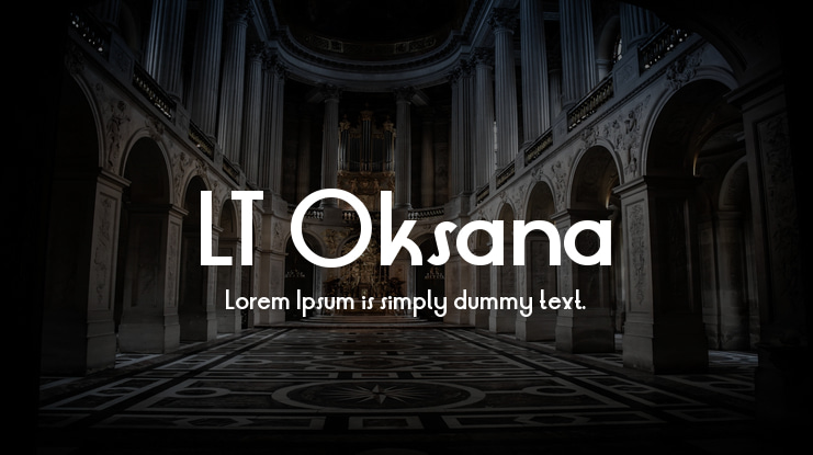 LT Oksana Font Family