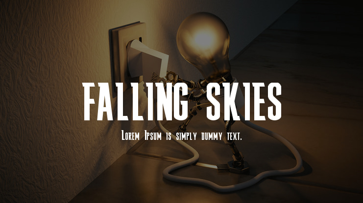 FALLING SKIES Font