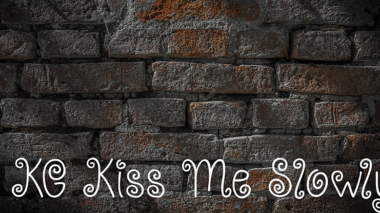 KG Kiss Me Slowly Font