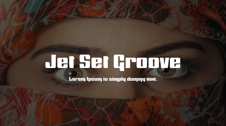 Jet Set Groove Font