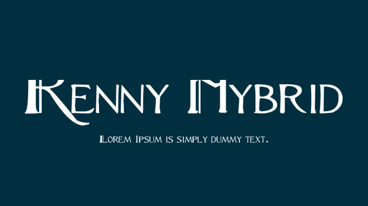 Renny Hybrid Font