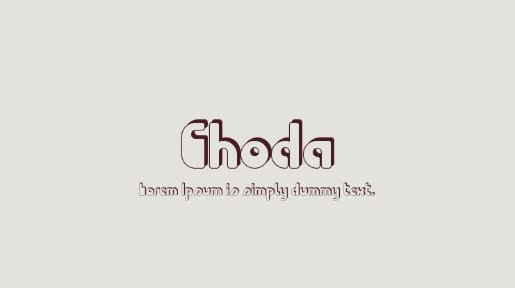 Choda Font Family
