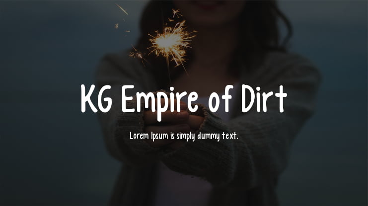 KG Empire of Dirt Font
