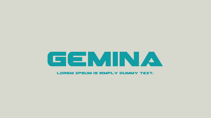 Gemina Font Family