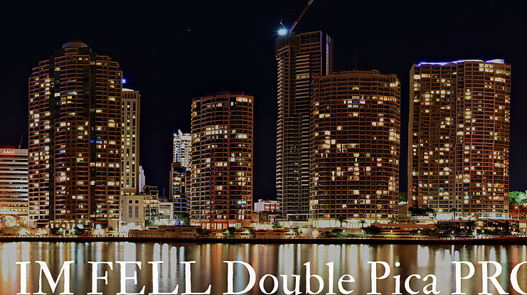 IM FELL Double Pica PRO Font Family