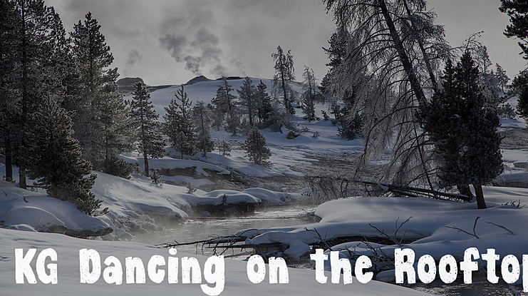 KG Dancing on the Rooftop Font