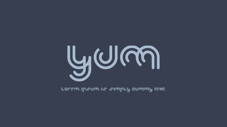 Yum Font