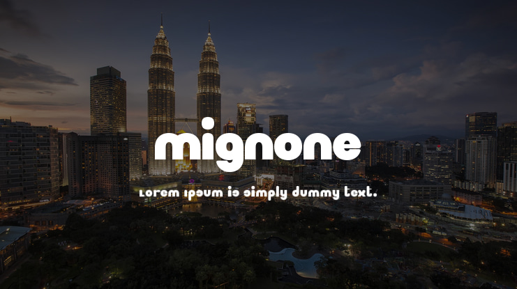 Mignone Font