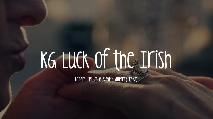 KG Luck of the Irish Font